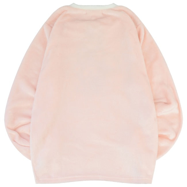 マイメロディ トレーナー スウェット パンツ フリース セットアップ ルームウェア 部屋着 パジャマ サンリオ キャラクターズ mm1644-90