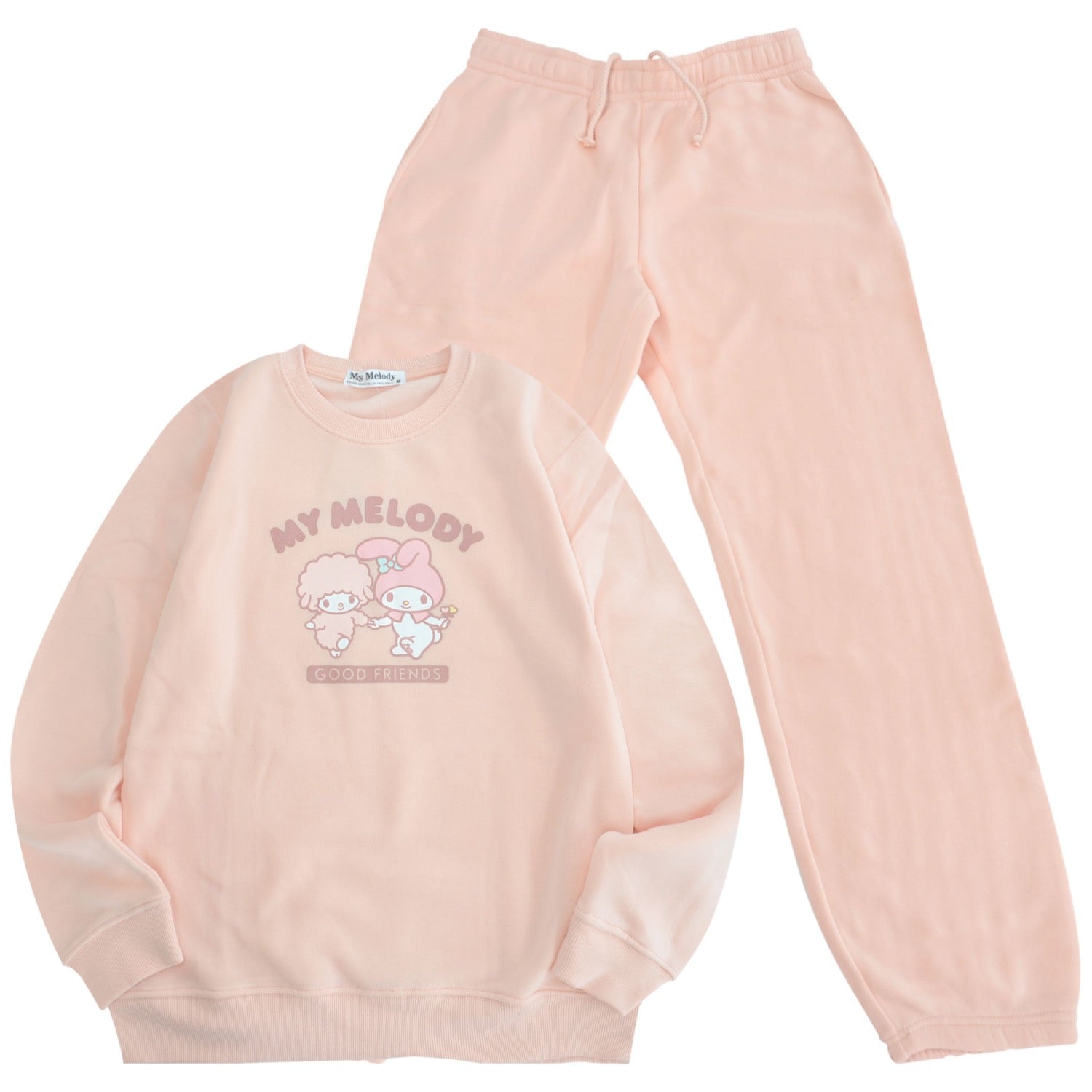 サンリオキャラクターズ あったか ルームウェア セットアップ 秋冬 部屋着 裏起毛 1654sanrio-shopify