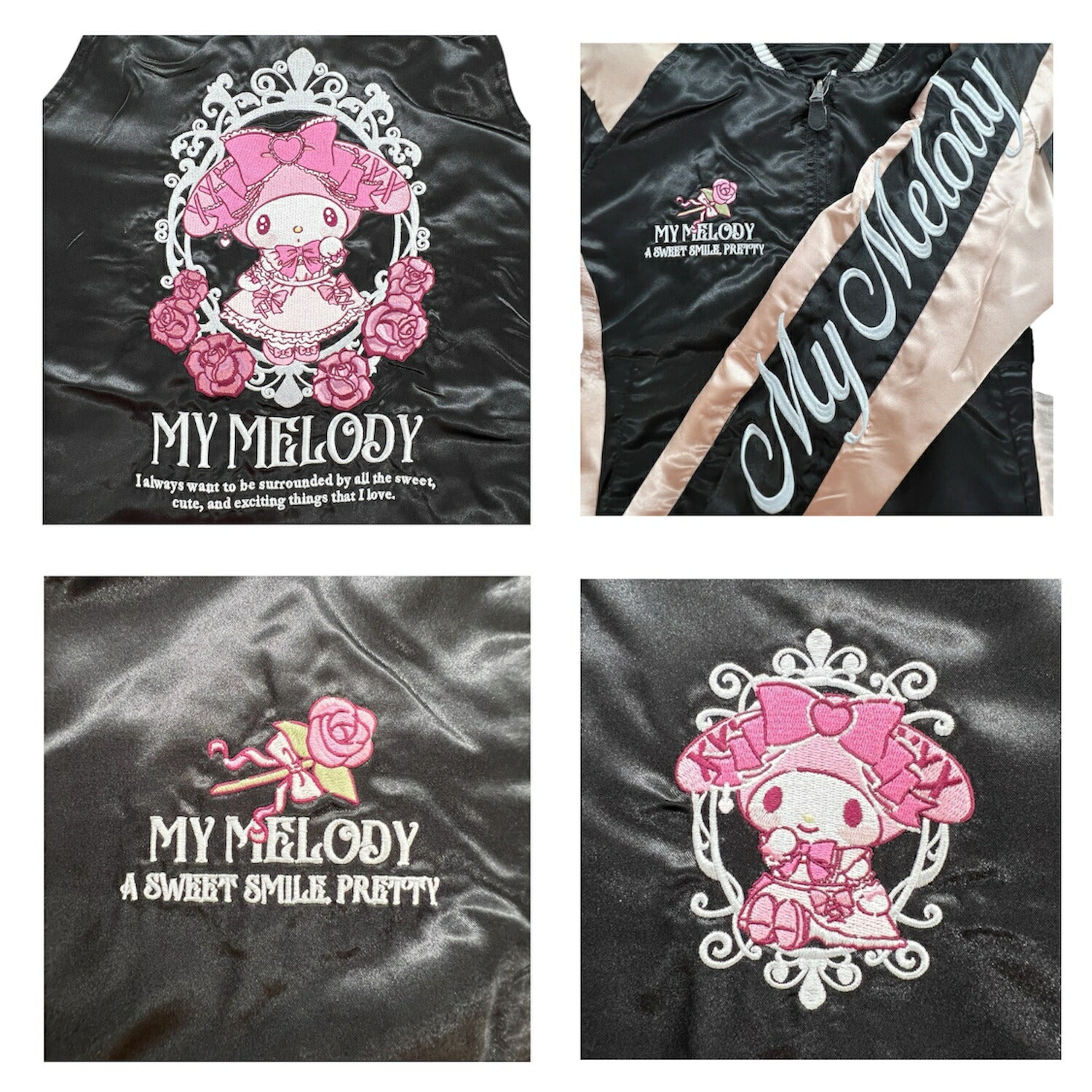 クロミ マイメロディ リバーシブル スカジャン 秋冬 ジャケット アウター キャラクター サンリオキャラクターズ mm1853-35