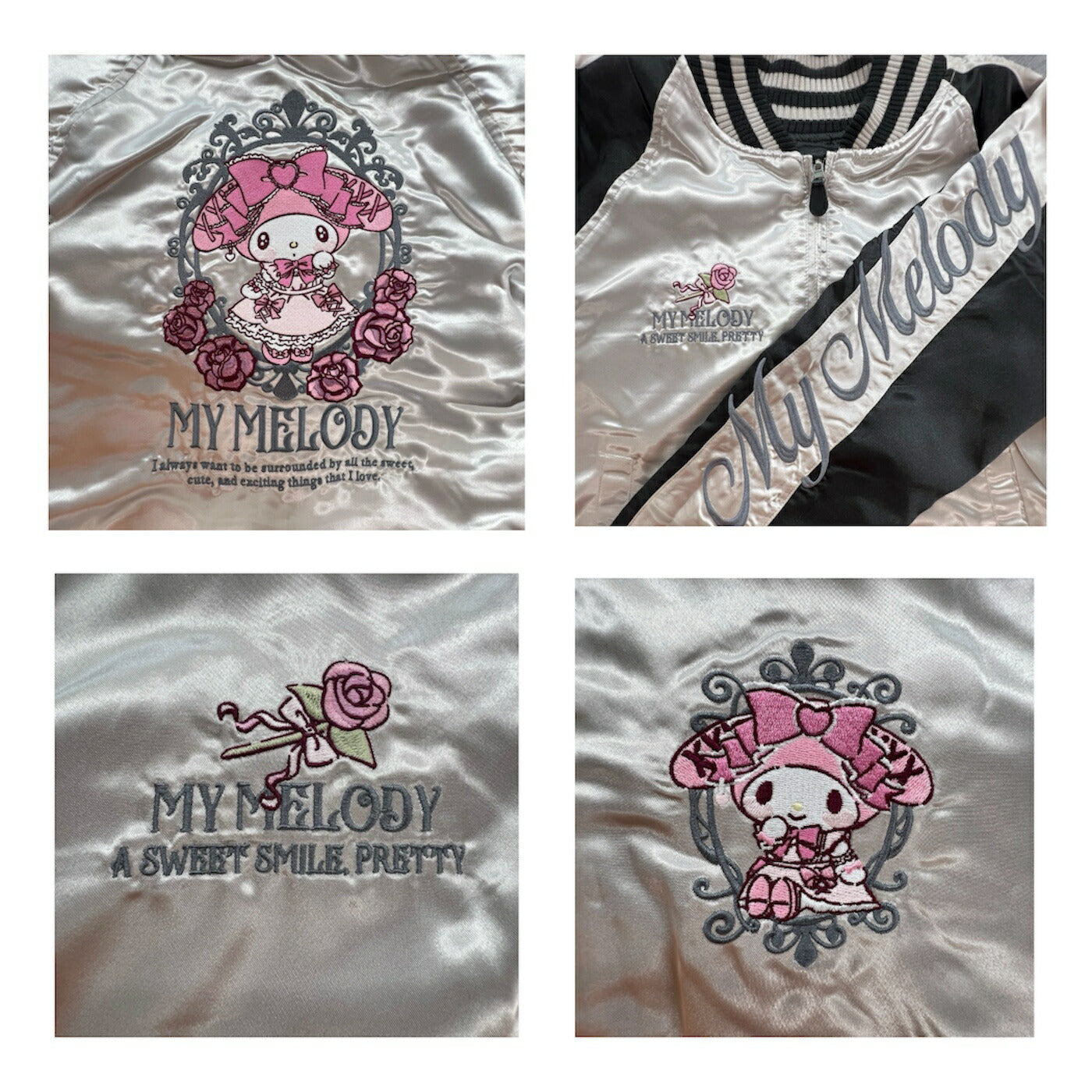 クロミ マイメロディ リバーシブル スカジャン 秋冬 ジャケット アウター キャラクター サンリオキャラクターズ mm1853-35