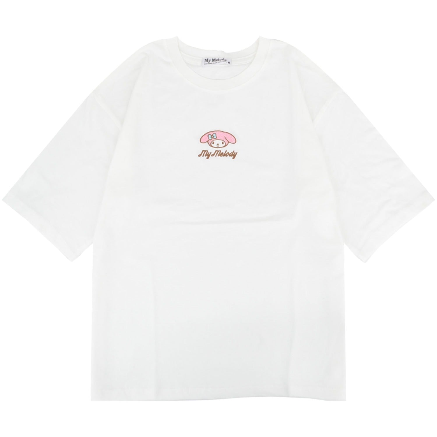 マイメロディ Tシャツ オーバーサイズ 半袖 プリント 刺繍 トップス  サンリオ キャラクターズ レディース mm2152-199