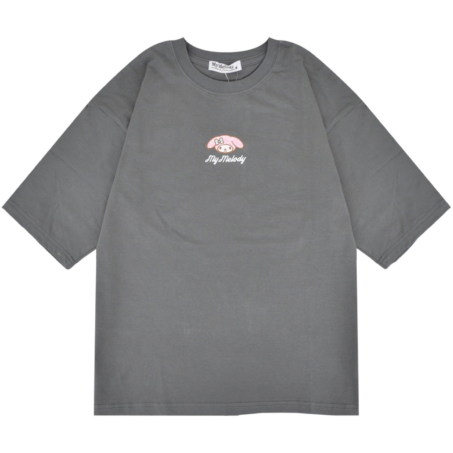 マイメロディ Tシャツ オーバーサイズ 半袖 プリント 刺繍 トップス  サンリオ キャラクターズ レディース mm2152-199