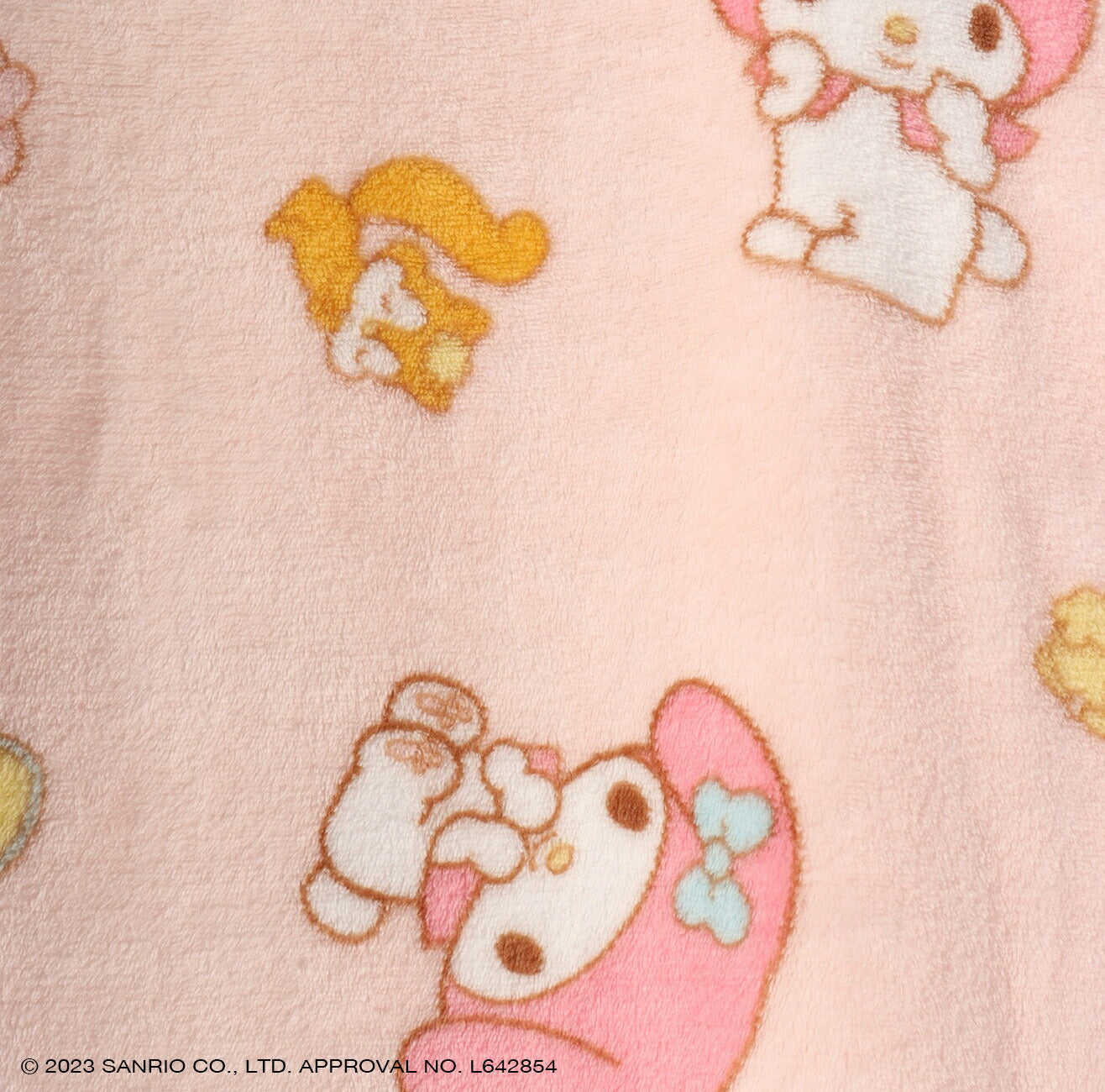 マイメロ マイメロディ  ワンピース 長袖 プリント 部屋着 mm2724-771