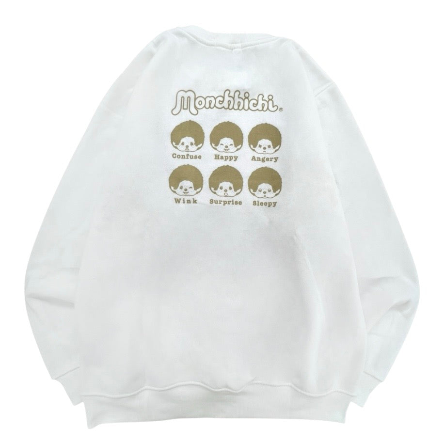 モンチッチ 裏起毛 トレーナー monchhichi  アウター キャラクター レディース メンズ 兼用 M L LL mo1354-149