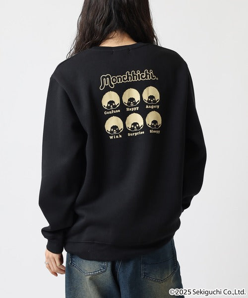 モンチッチ 裏起毛 トレーナー monchhichi  アウター キャラクター レディース メンズ 兼用 M L LL mo1354-149
