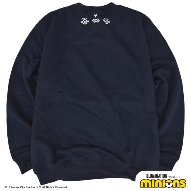 ミニオン 裏起毛 トレーナー 秋冬 ミニオンズ サガラ刺繍 スウェット ms1304-636