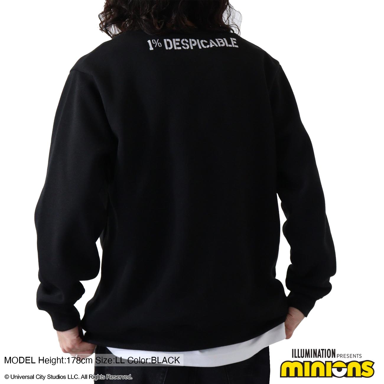 ミニオン 裏起毛 トレーナー 秋冬 ミニオンズ プリント スウェット ms1304-638