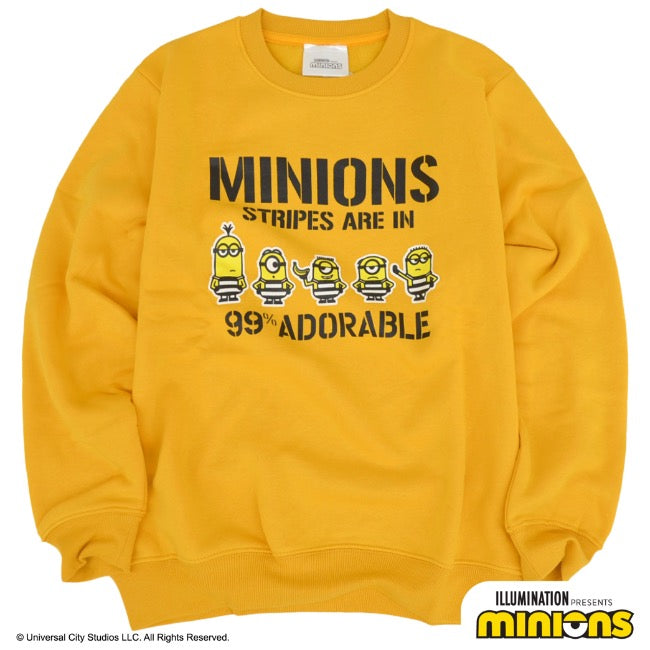 ミニオン 裏起毛 トレーナー 秋冬 ミニオンズ プリント スウェット ms1304-638