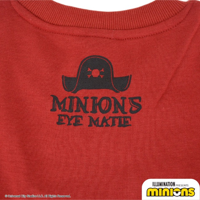 ミニオン 裏起毛 トレーナー 秋冬 ミニオンズ 海賊 プリント スウェット ms1304-641