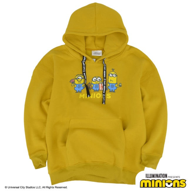 ミニオン 裏起毛 パーカー 秋冬 ミニオンズ プリント バックプリント プルパーカー ms1304-644