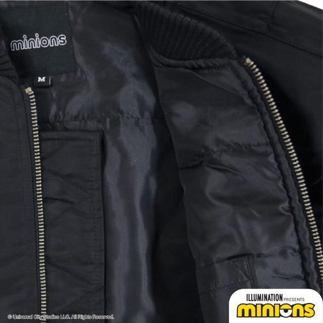 ミニオン MA-1 ジャケット アウター 春秋冬 ミニオンズ ワッペン ms1804-653