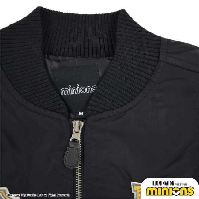 ミニオン MA-1 ジャケット アウター 春秋冬 ミニオンズ ワッペン ms1804-653