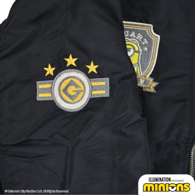 ミニオン MA-1 ジャケット アウター 春秋冬 ミニオンズ ワッペン ms1804-653