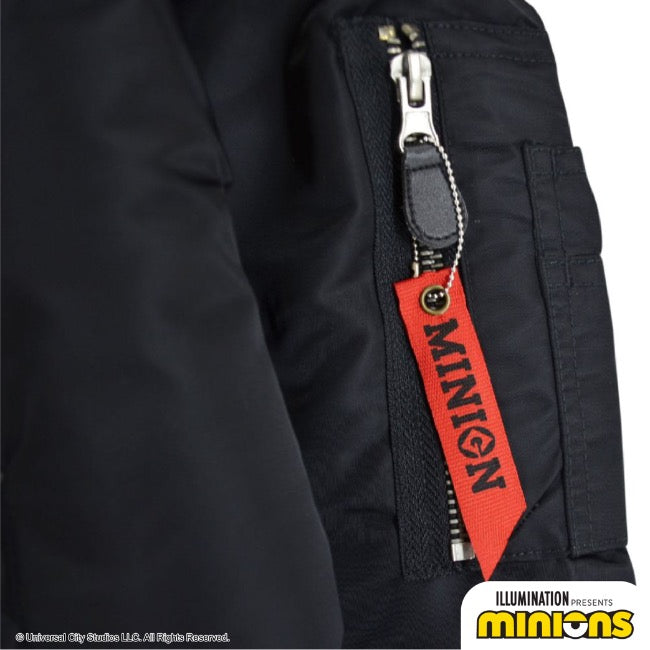 ミニオン MA-1 ジャケット アウター 春秋冬 ミニオンズ ワッペン ms1804-653