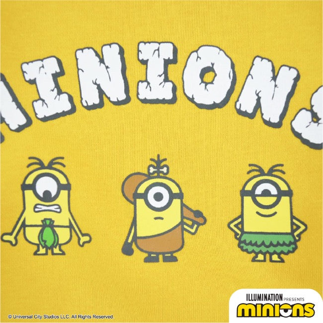 キッズ ミニオン 裏起毛 トレーナー ミニオンズ 原始人風 子供服 子供 KIDS ms6304-656