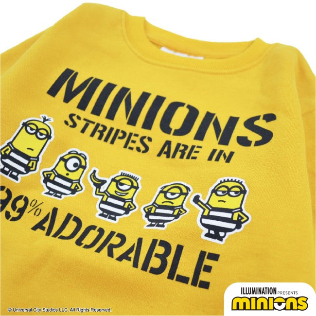 キッズ ミニオン 裏起毛 トレーナー ミニオンズ 囚人 子供服 子供 KIDS ms6304-657