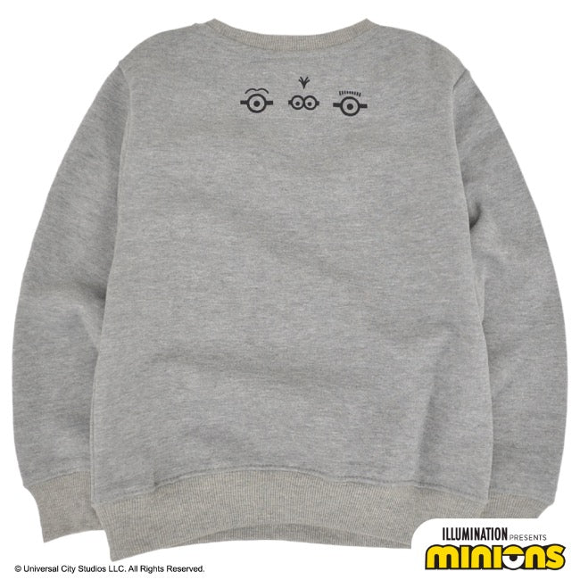 キッズ ミニオン 裏起毛 トレーナー ミニオンズ サガラ刺繍 子供服 子供 KIDS ms6304-658
