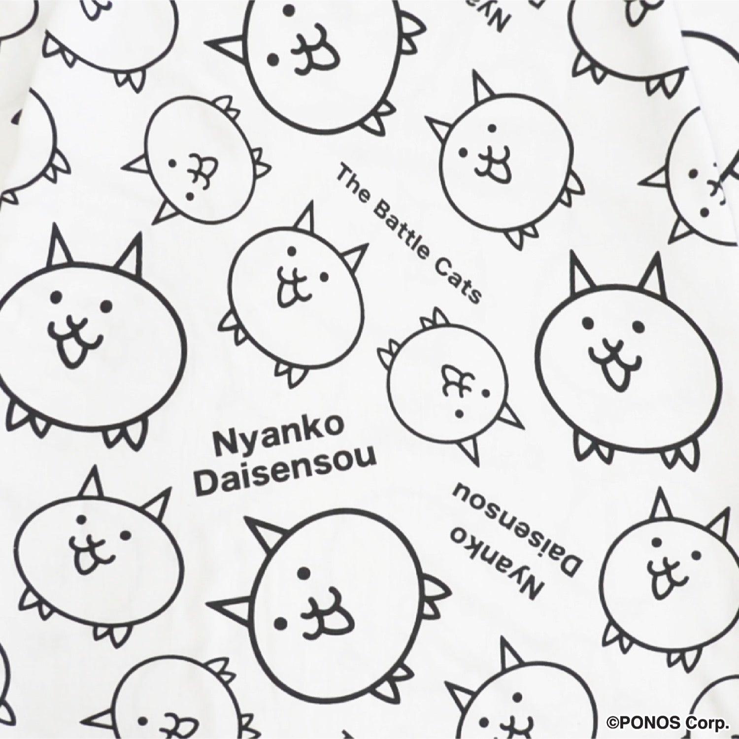 にゃんこ大戦争 Tシャツ 半袖 プリント 総柄 トップス メンズ レディース nd1152-025