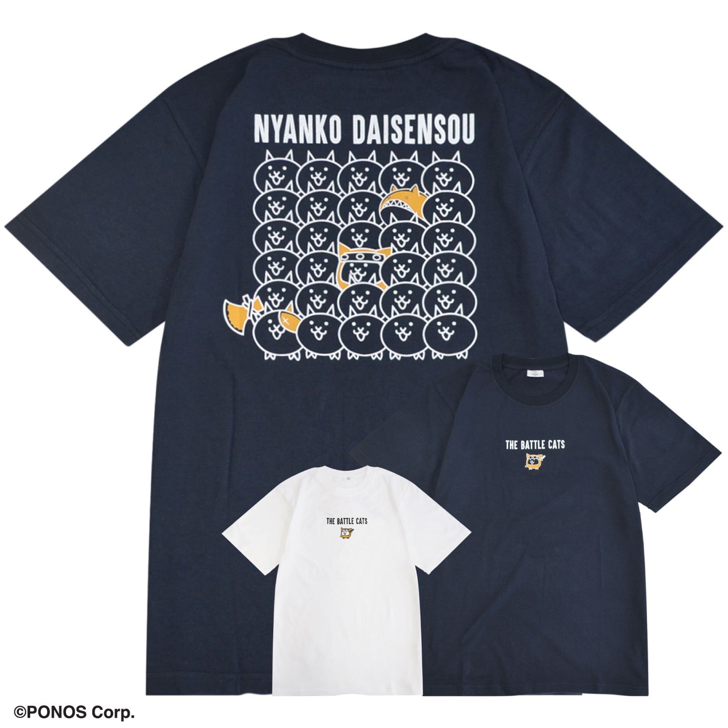 にゃんこ大戦争 半袖 Tシャツ プリント メンズ レディース ユニセックス 天竺 ルームウェア 部屋着 キャラクター グッズ nd1152-028