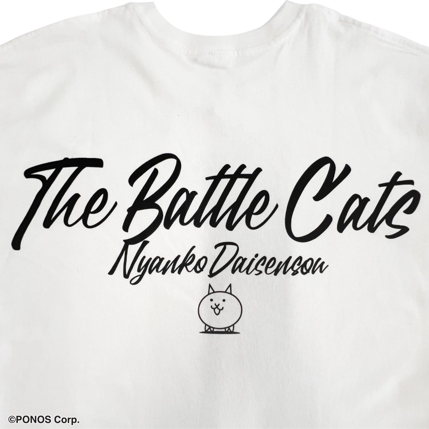 にゃんこ大戦争 Tシャツ 半袖  オーバーサイズ プリント ストリートトップス メンズ レディース nd1152-031