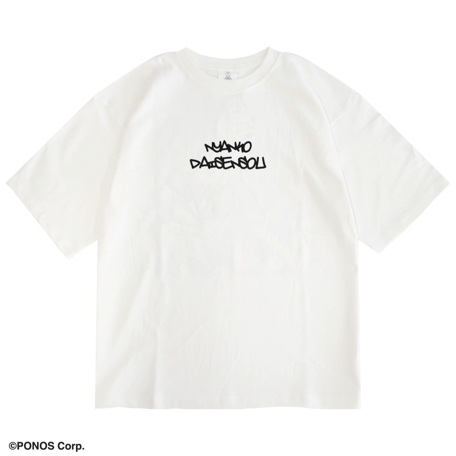 にゃんこ大戦争 Tシャツ 半袖  オーバーサイズ プリント ストリートトップス メンズ レディース nd1152-033