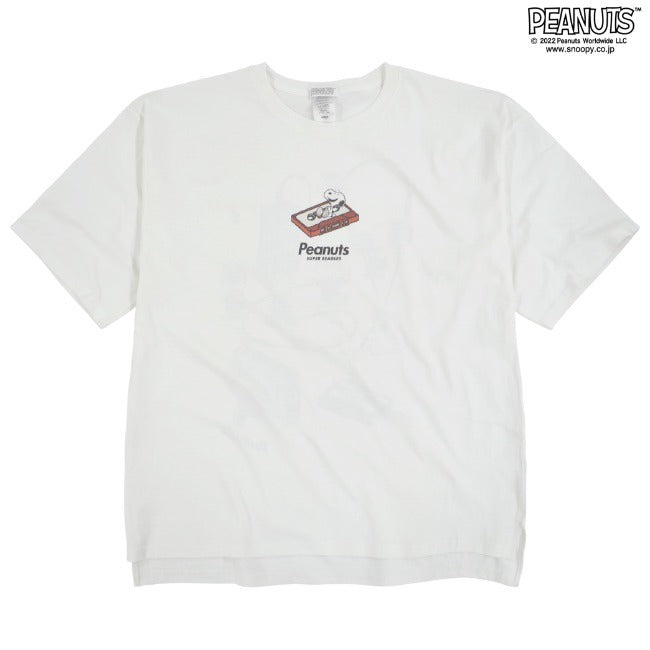 スヌーピー Tシャツ ピーナッツ 半袖 ラジオ  音楽 ミュージック  SNOOPY PEANUTS oe1401-sp4