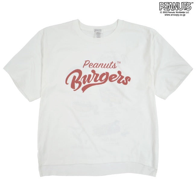 スヌーピー Tシャツ ピーナッツ 半袖 ハンバーガー SNOOPY PEANUTS oe1401-sp5