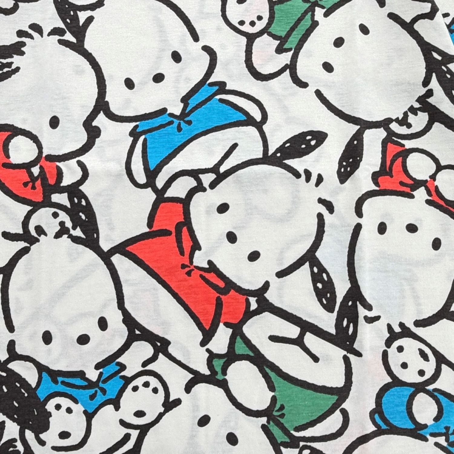 ポチャッコ 半袖 総柄 Tシャツ プリント トップス 天竺 メンズ レディース 夏 サンリオ キャラクターズ pc1162-53