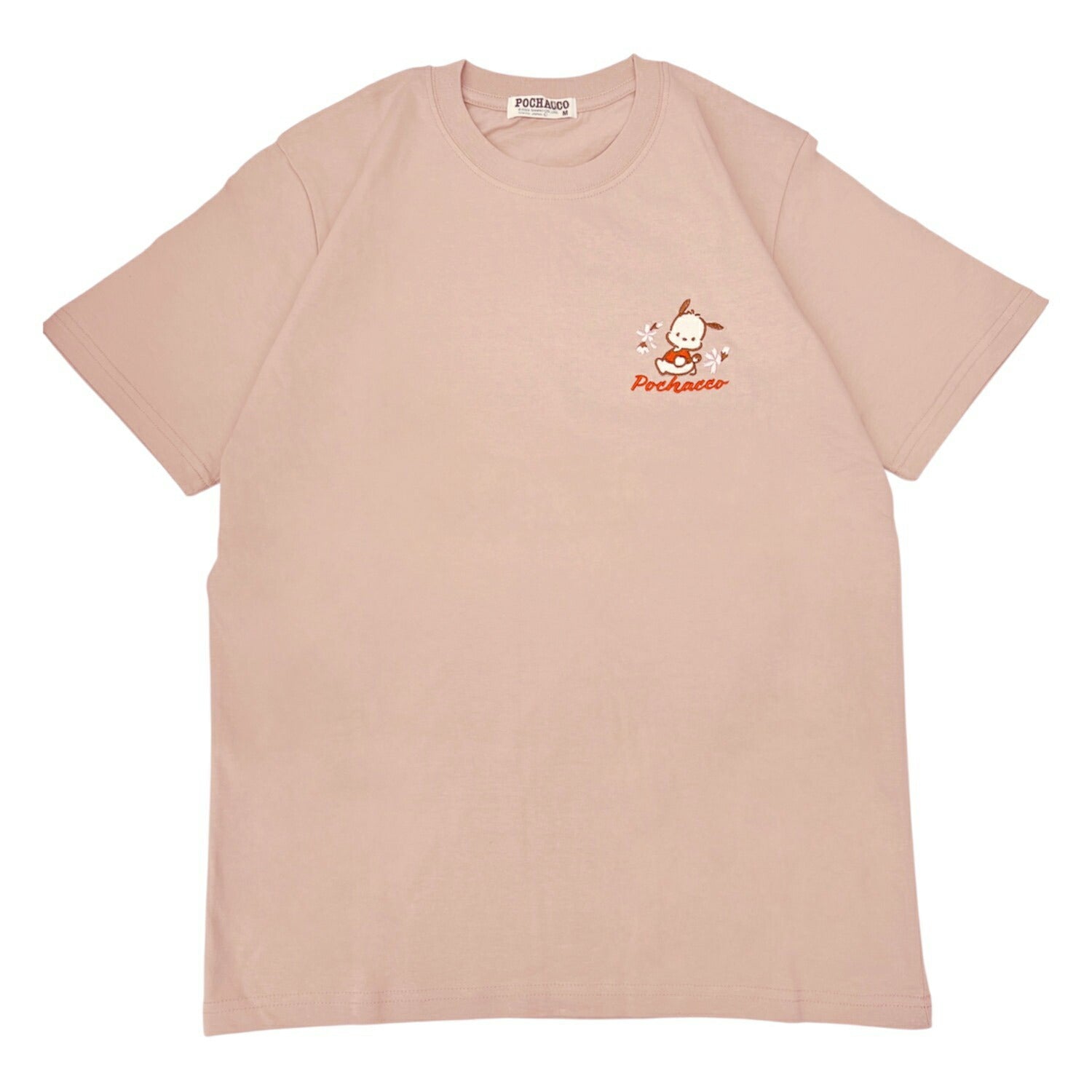 ポチャッコ 和柄 半袖 Ｔシャツ 刺繍 バックプリント 天竺 メンズ レディース サンリオ キャラクターズ sanrio pc1162-71