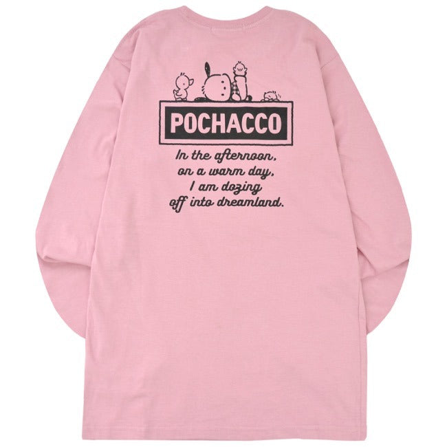 ポチャッコ Tシャツ 長袖 ロンT サンリオ キャラクターズ プリント メンズ レディース pc1243-33