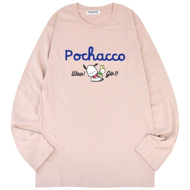 ベッドタイム ポチャッコ ロンT 1着 ワッフル生地　サンリオ ポチャッコ Tシャツ 長袖 ロンT 七分袖 サンリオ キャラクターズ