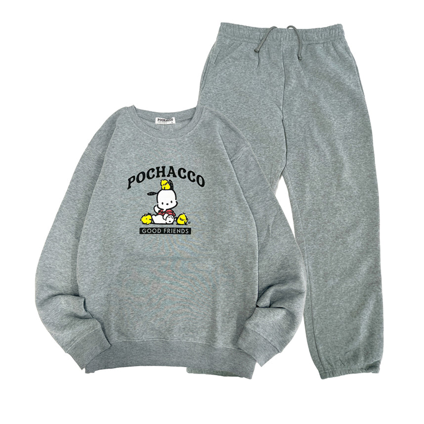 サンリオキャラクターズ あったか ルームウェア セットアップ 秋冬 部屋着 裏起毛 1654sanrio-shopify