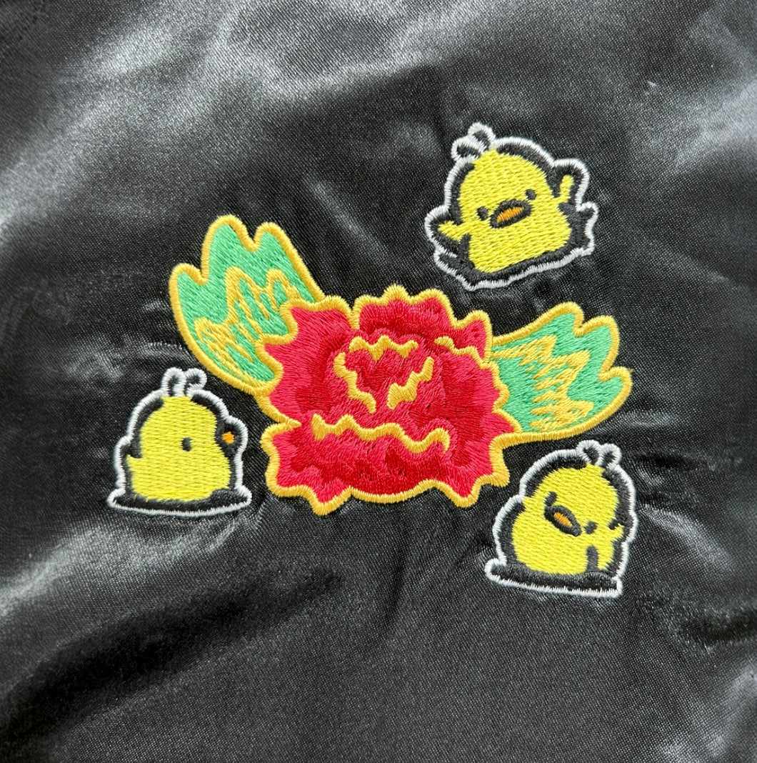 ポチャッコ 刺繍 スカジャン 秋冬 アウター ジャケット ブルゾン キャラクター サンリオ sanrio pc1853-36