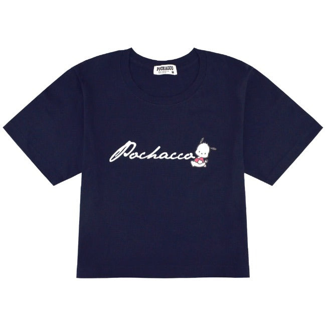 ポチャッコ サンリオ キャラクターズ ちびT レディース ショート丈 ワイド幅 半袖 Tシャツ pc2142-341