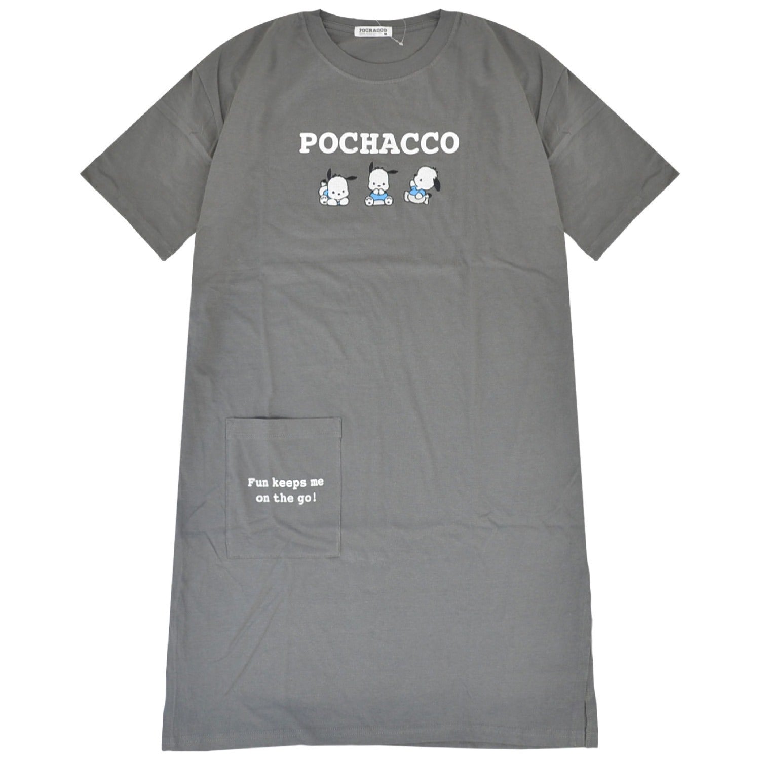 ポチャッコ Tシャツ ワンピース 半袖 プリント トップス ビッグTシャツ 大きいサイズ サンリオ キャラクターズ レディース pc2752-264