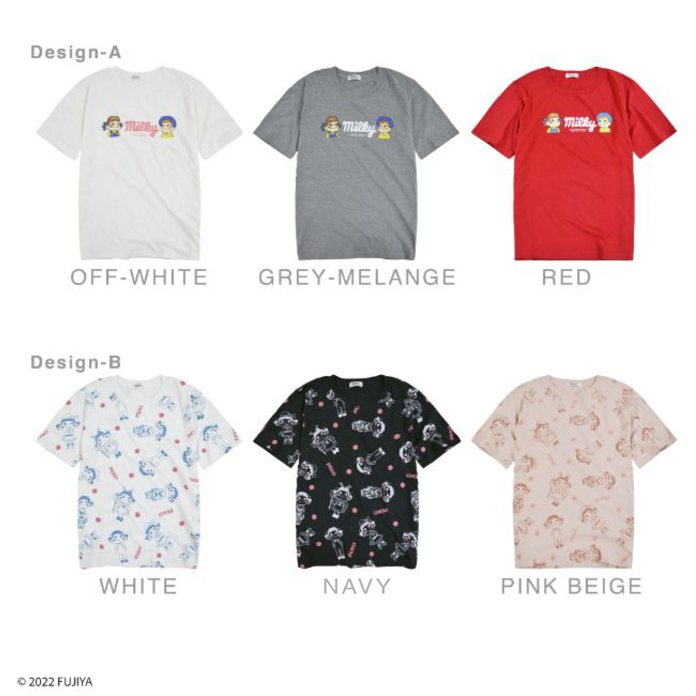 不二家 ペコちゃん ミルキー Tシャツ パッケージ デザイン レディース プリント M L LL pe2122-81