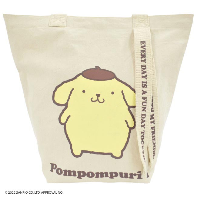 ポムポムプリン  トート バケット バッグ 2WAY お買い物袋 エコバッグ  グッズ サンリオ キャラクターズ pp-1000