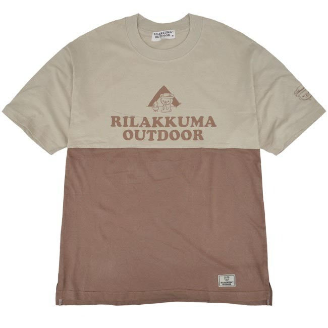 リラックマ アウトドア ドロップショルダー Tシャツ 半袖 Rilakkuma rk1132-300