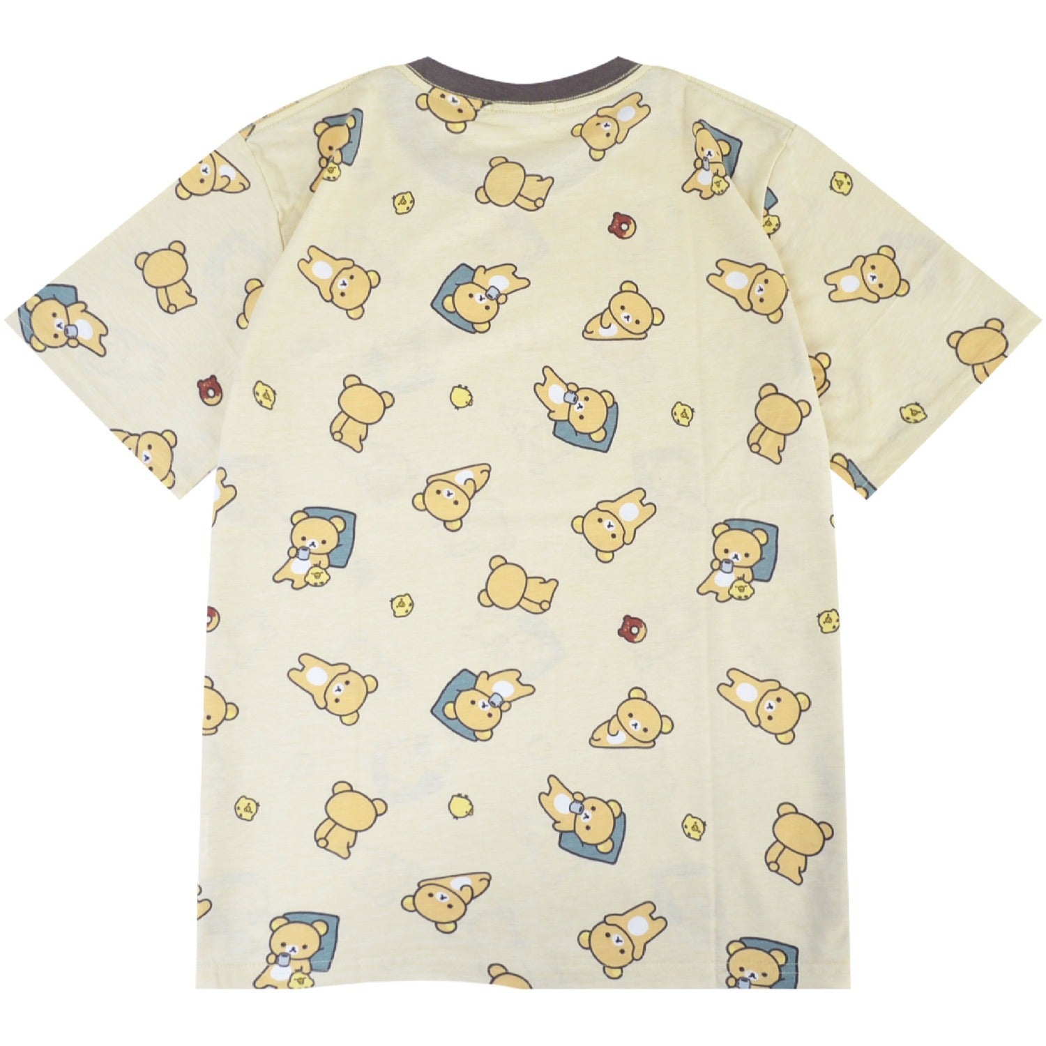 リラックマ プリントTシャツ 半袖 サンエックス 春夏 天竺 総柄 Rilakkuma rk1152-164