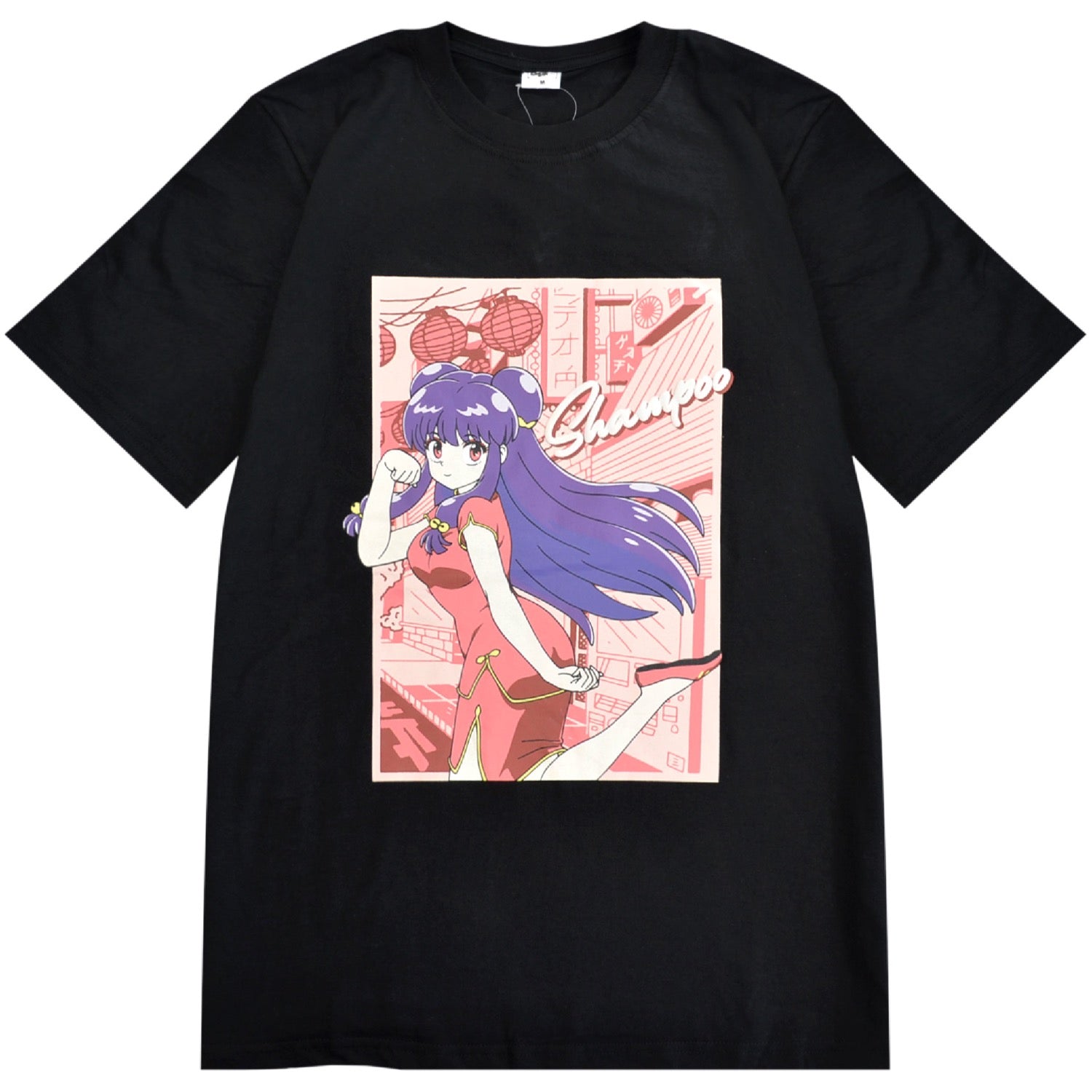 らんま1/2 シャンプー 天竺 Tシャツ 半袖 プリント レディース マンガ アニメ RANMA1/2 rm1152-389