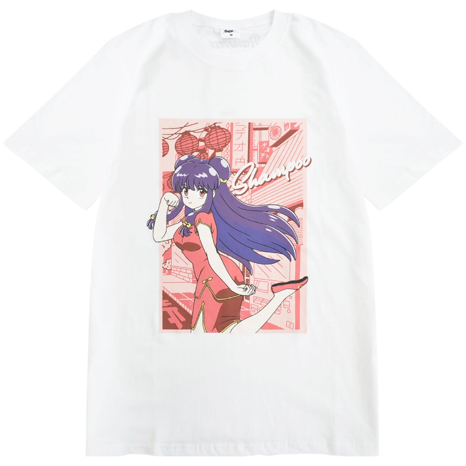 らんま1/2 シャンプー 天竺 Tシャツ 半袖 プリント レディース マンガ アニメ RANMA1/2 rm1152-389
