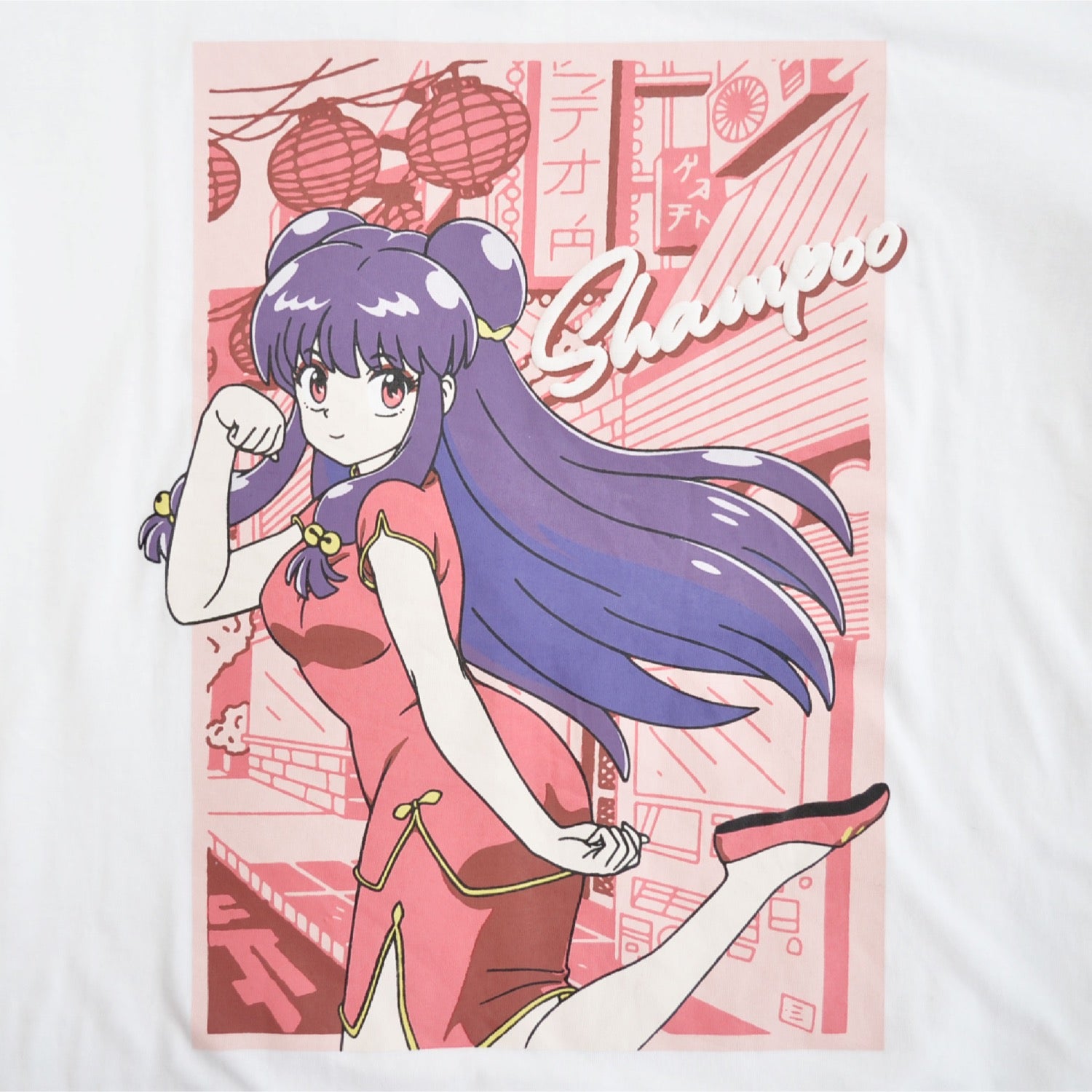 らんま1/2 シャンプー 天竺 Tシャツ 半袖 プリント レディース マンガ アニメ RANMA1/2 rm1152-389