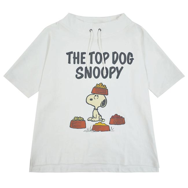 スヌーピー Tシャツ ドルマン PEANUTS スウェット ドルマン レディース スタンド カラー 夏 ピーナッツ 女性用 カジュアル キャラクター グッズ s1112-245sp