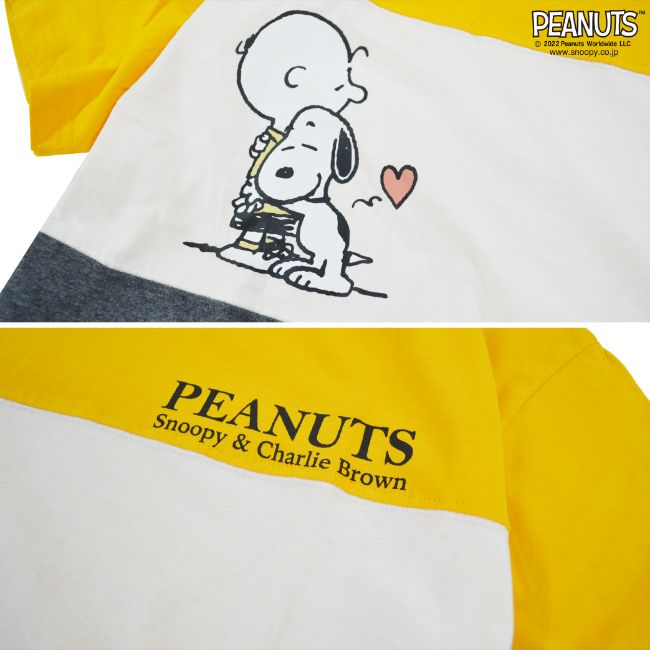 スヌーピー BIG Tシャツ PEANUT ポケット付き プリント チャーリーブラウン S M L s1112-247sp