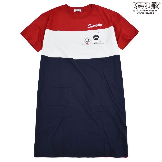 スヌーピー BIG Tシャツ PEANUT ポケット付き プリント チャーリーブラウン S M L s1112-247sp