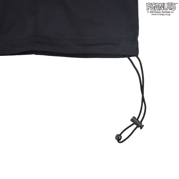 スヌーピー Tシャツ PEANUTS 切り替え ポケット付き ポプリン生地 プリント M L LL s1112-365