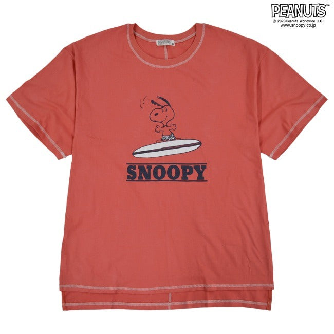 スヌーピー Tシャツ 半袖 サーフ 夏 プリント SNOOPY PEANUTS s1132-160sp