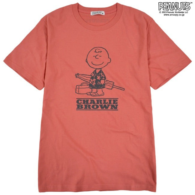 チャーリーブラウン ウッドストック Tシャツ トップス 半袖 ハワイアン SNOOPY PEANUTS s1132-163sp