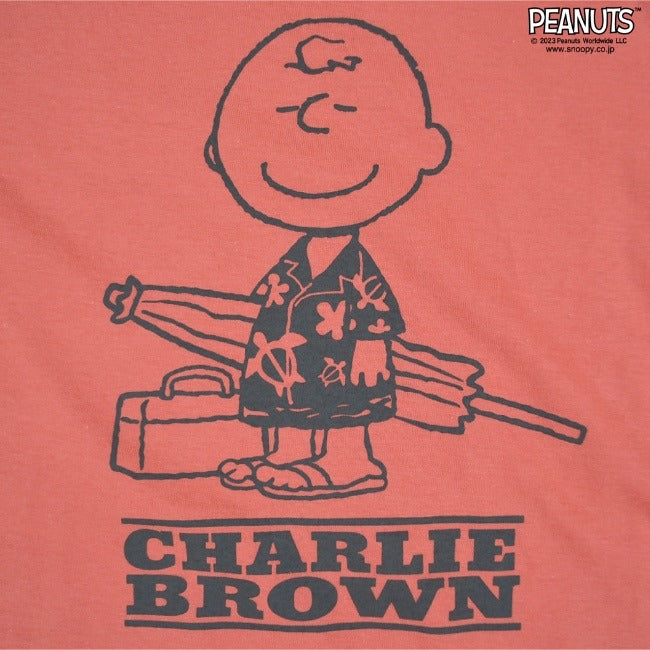 チャーリーブラウン ウッドストック Tシャツ トップス 半袖 ハワイアン SNOOPY PEANUTS s1132-163sp