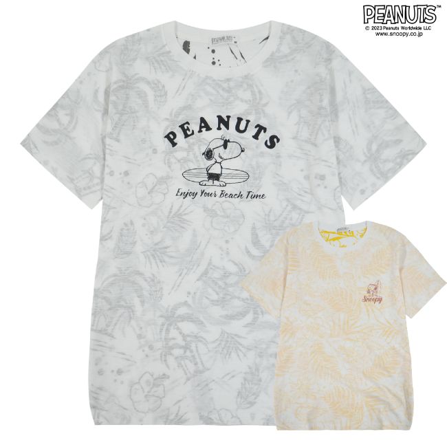 スヌーピー トップス Tシャツ 半袖 プリント ジョークール サーフ 夏 SNOOPY PEANUTS JOECOOL s1132-167sp